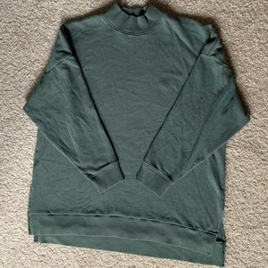 Mock neck sweatshirt